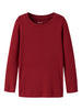 Name It Kab - LS Top - Red Dahlia