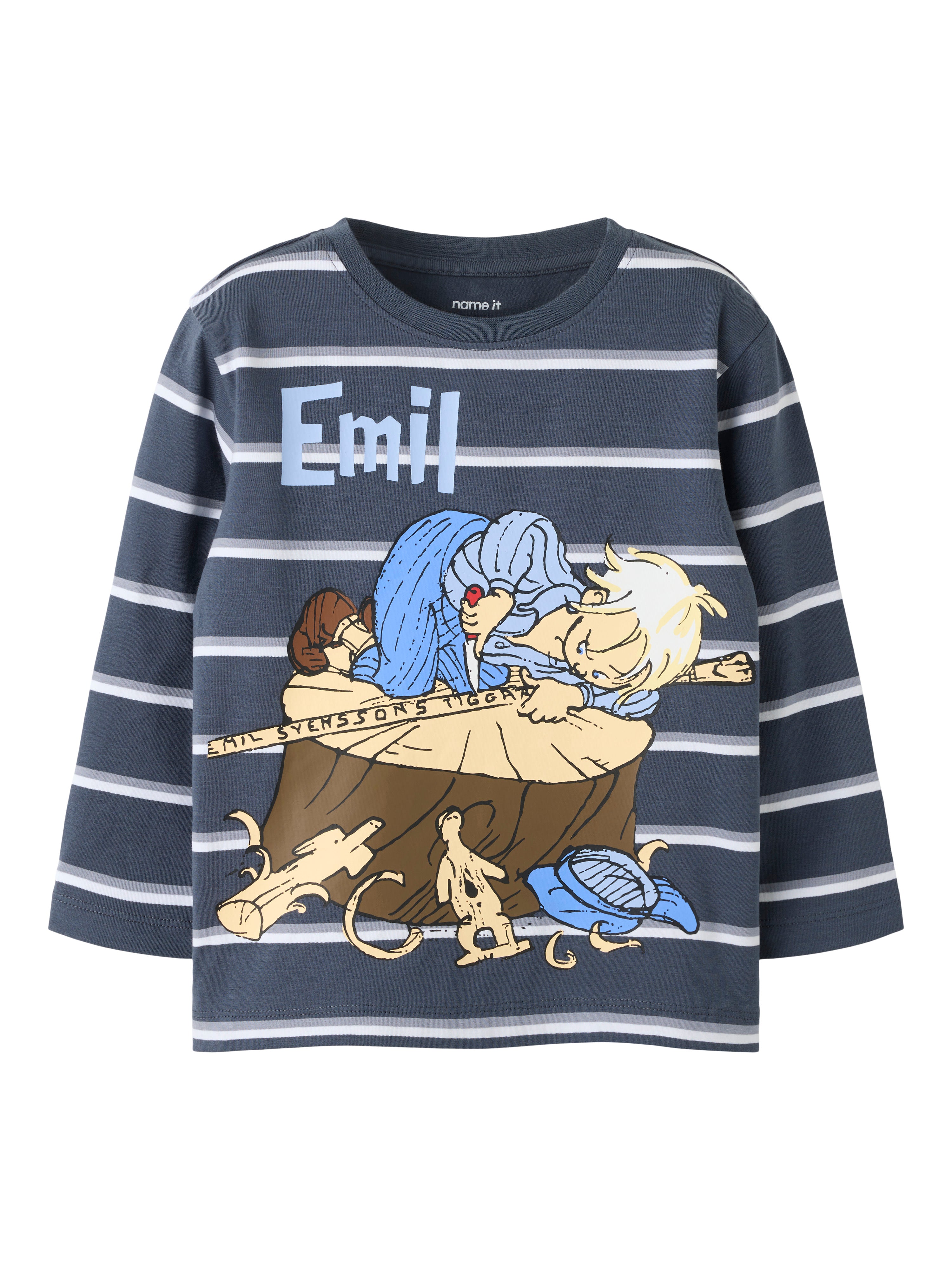 Name It Alf Emil - LS Top -  Ombre Blue