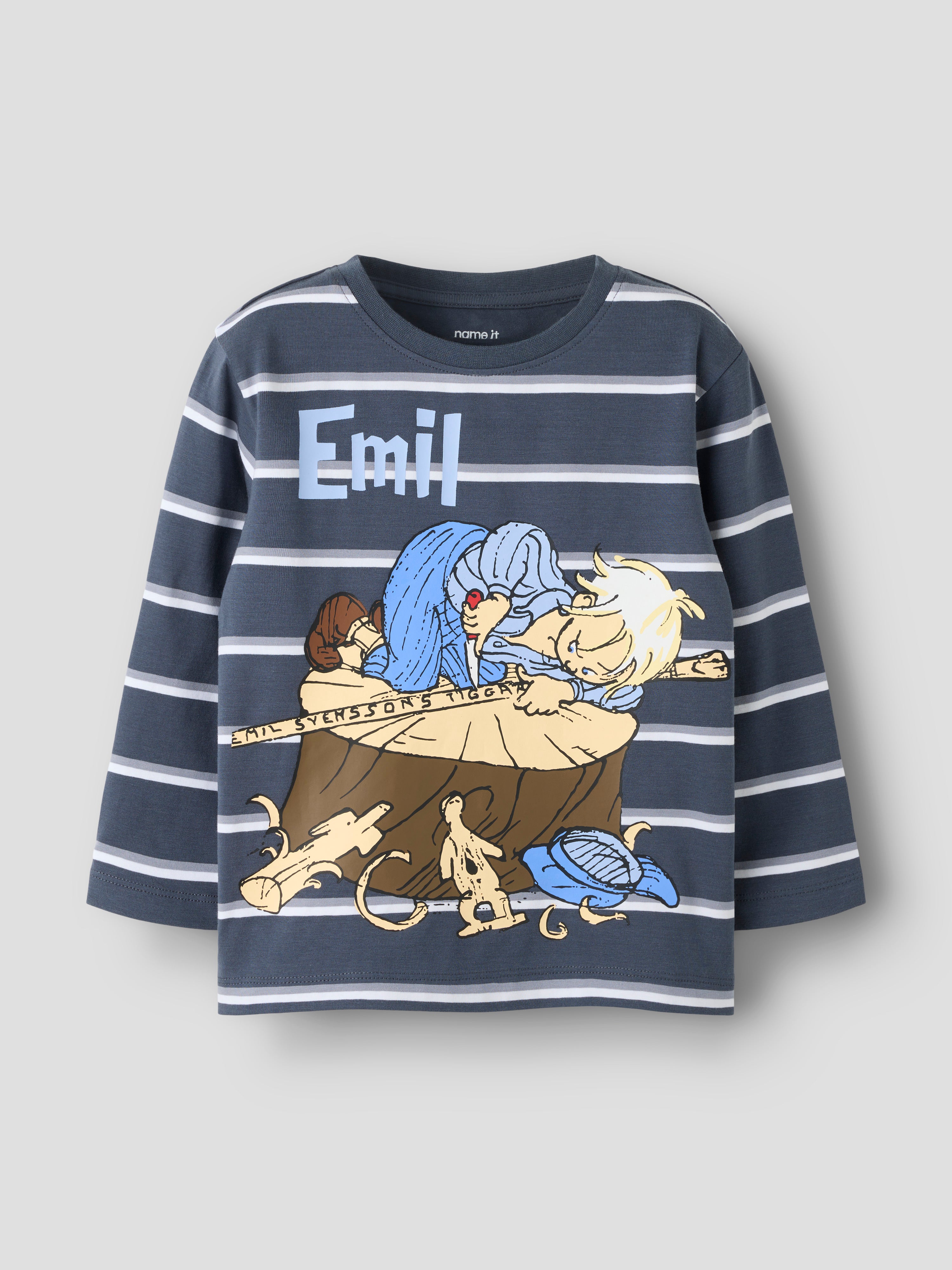 Name It Alf Emil - LS Top -  Ombre Blue