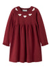 Name It Risse - LS Knit Dress - Red Dahlia