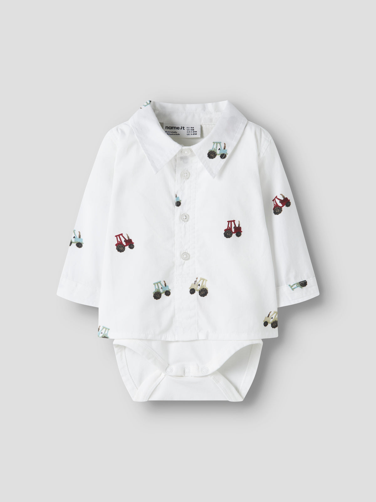 Name It Ractor - LS Bodyshirt - Bright White