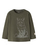 Name It Orlay - LS Top - Olive Night