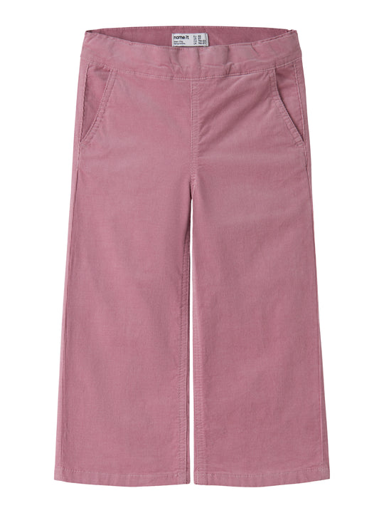 Name It Rose - Wide Cord Pant - Lilas