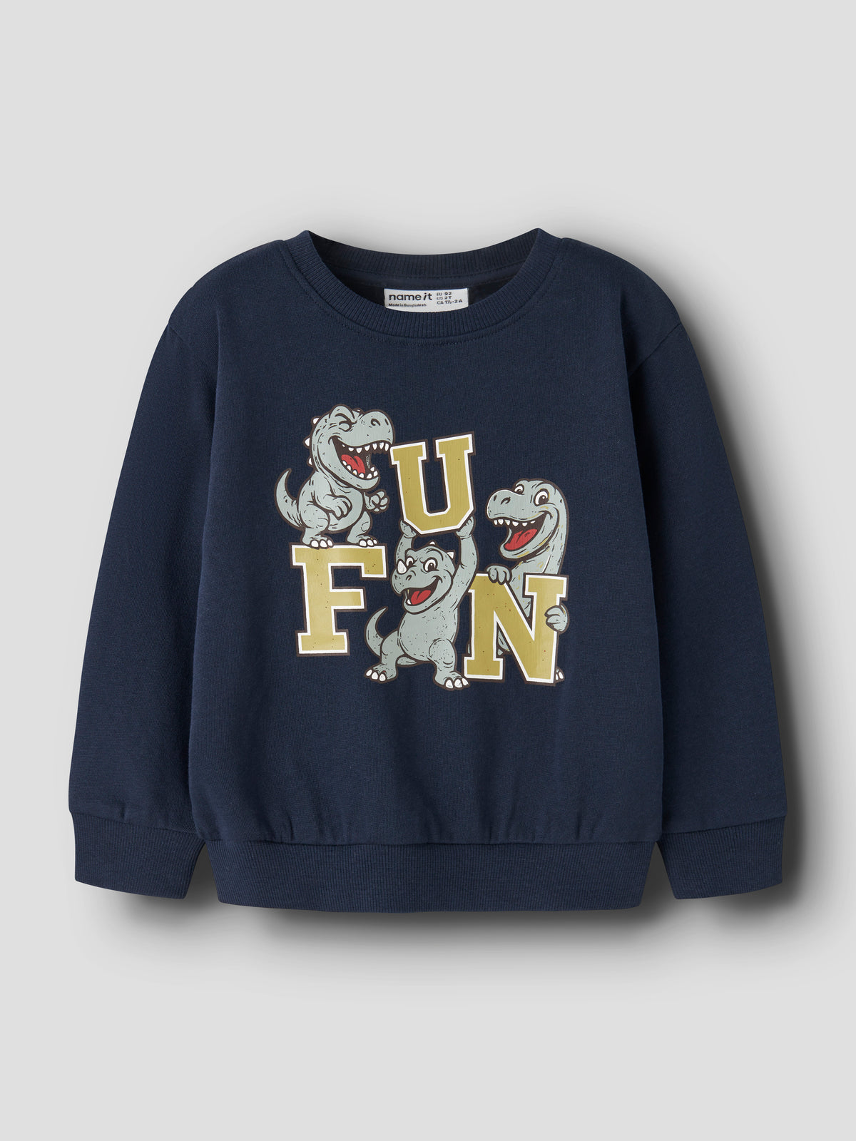 Name It Vildar - LS Sweat - Navy Blazer / Dino Fun
