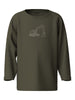 Name It Vaglan - LS Top - Olive Night / Excavator