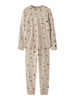 Name It Vismas - LS Nightset - Pure Cashmere / Christmas