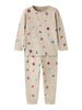 Name It Vismas - LS Nightset - Pure Cashmere / Christmas