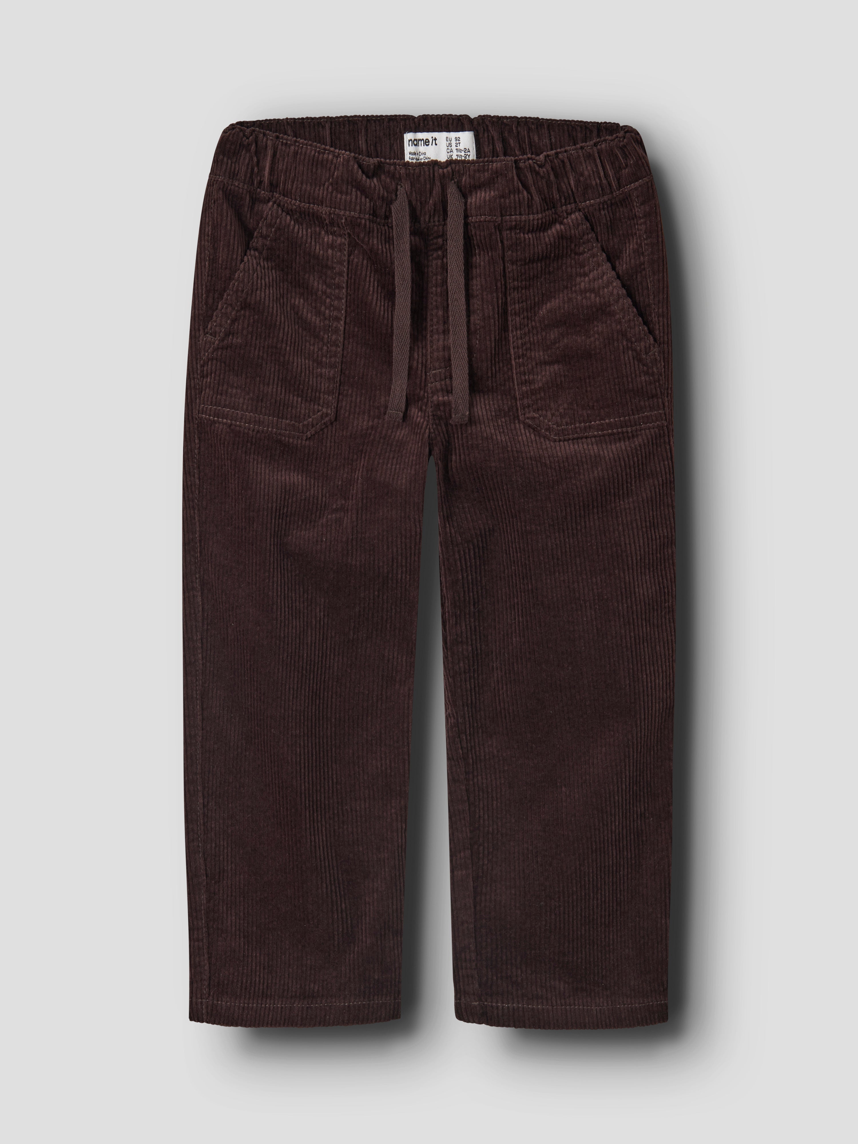 Name It Omega - Cord Pant - Chocolate Plum