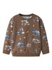 Name It Nelson - LS NReg Sweat - Brown Lentil