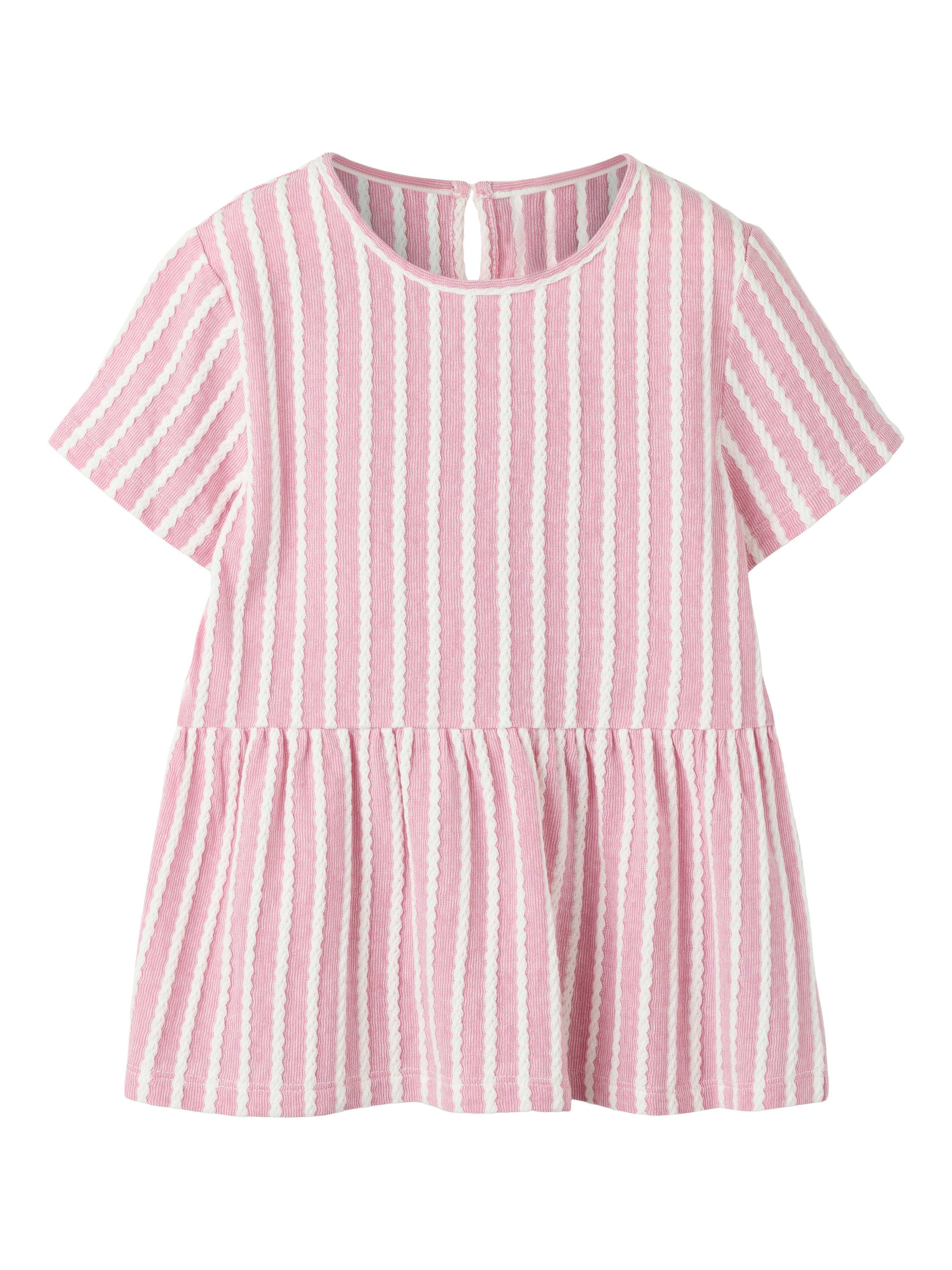 Name It Kaya - SS Peplum Top - Lilas