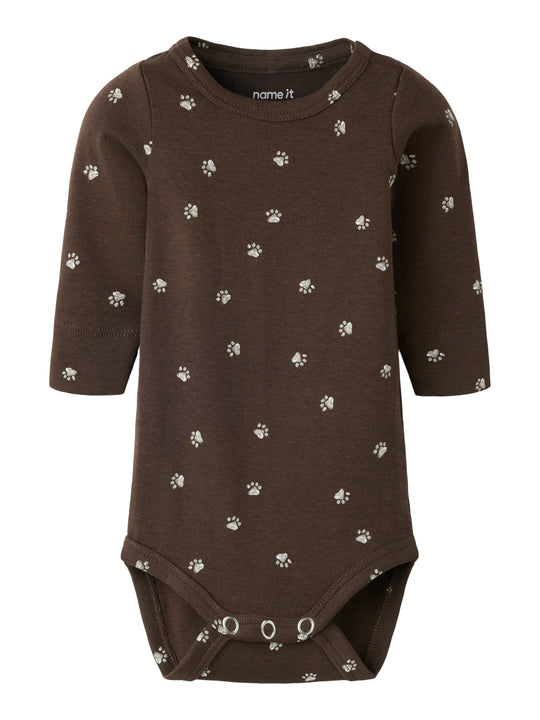 Name It Laris - LS Body - Chocolate Brown