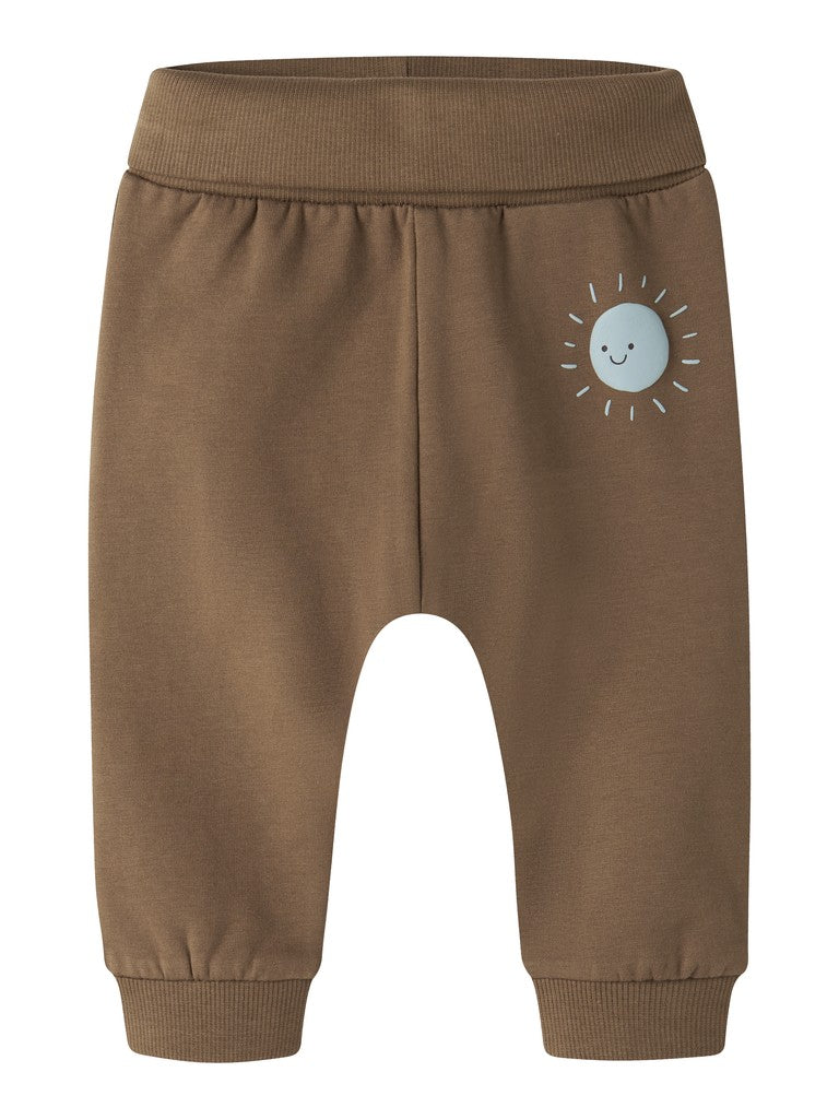 Name It Vimmer - Sweat Pant - Sepia / Sun