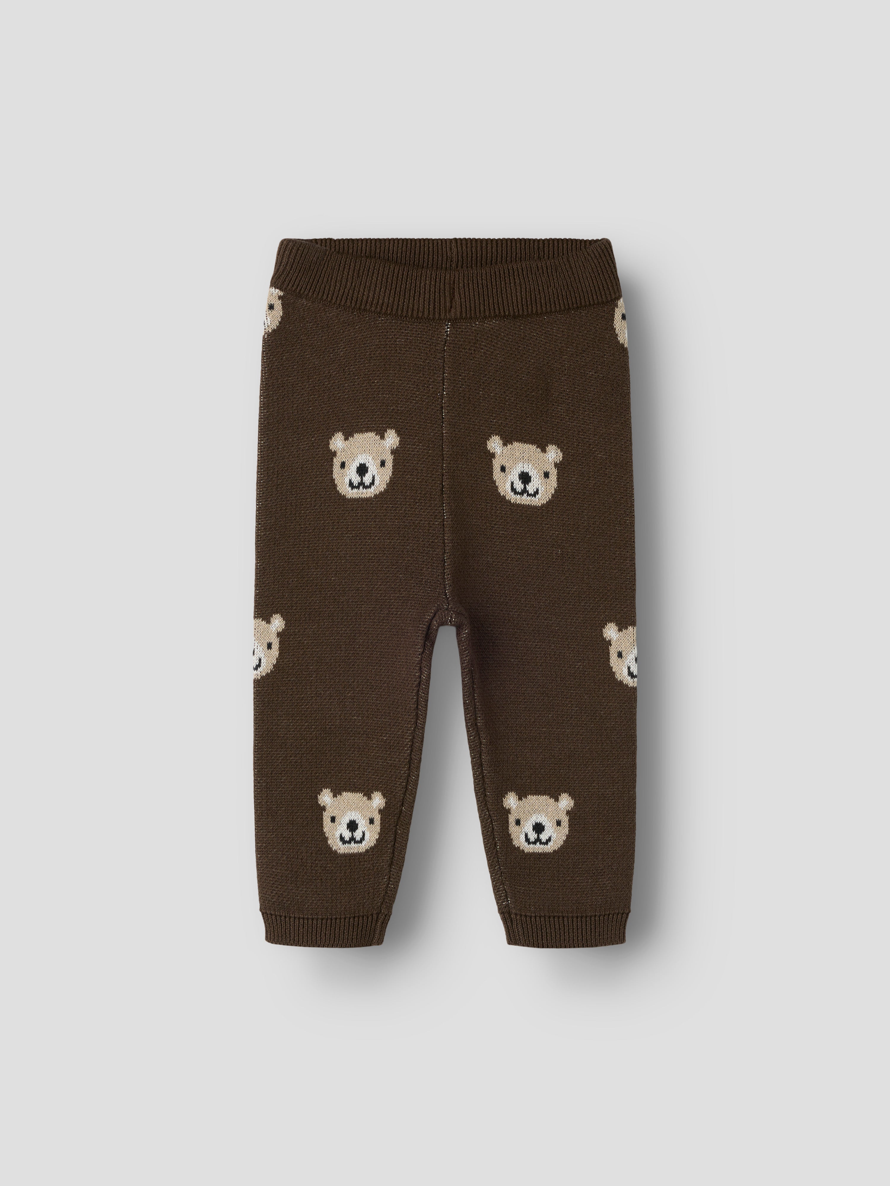 Name It - Neil Knit Pant - Chocolate Brown