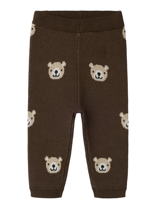 Name It Neil - Knit Pant - Chocolate Brown