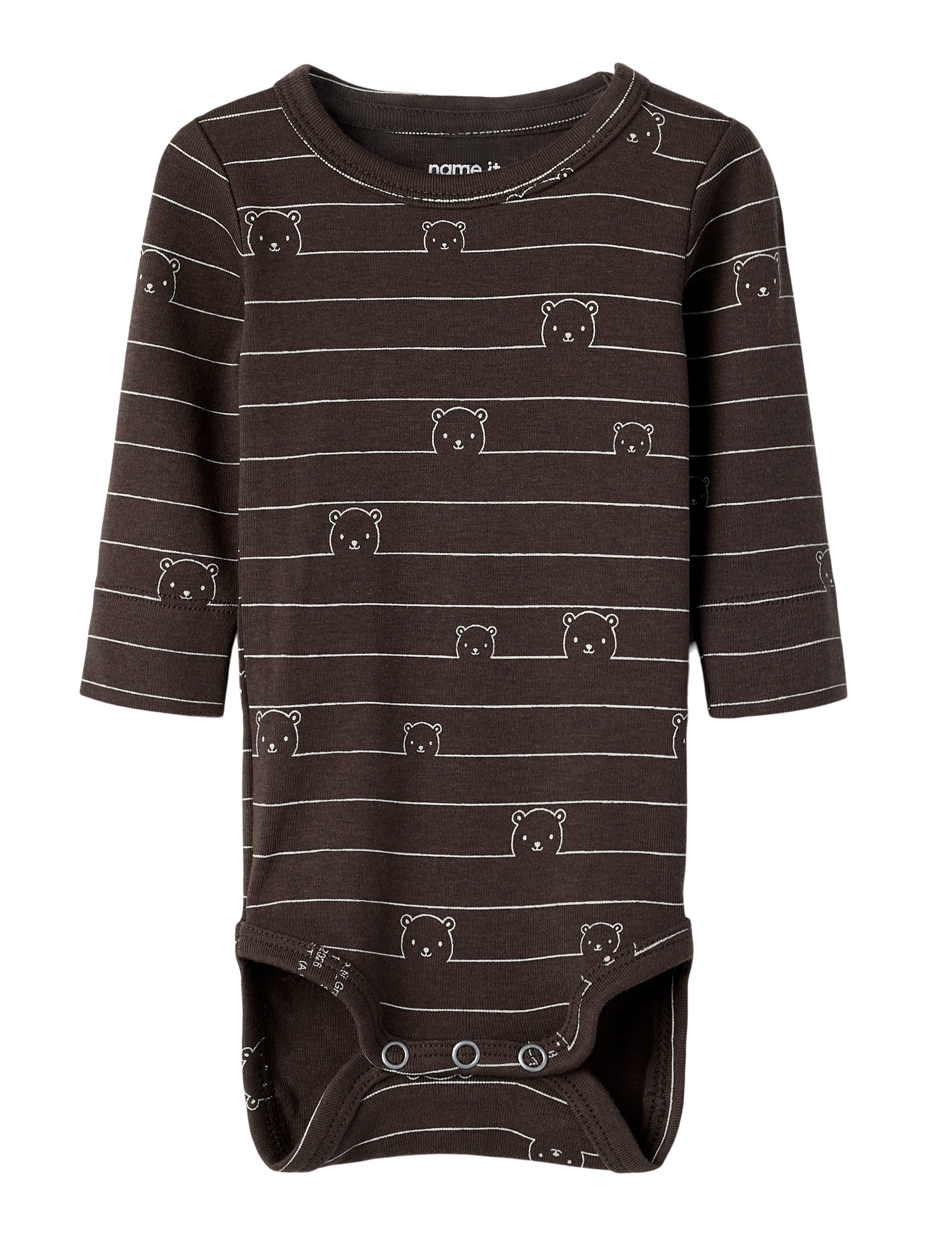 Name It - Nalas LS XSL Body - Chocolate Brown
