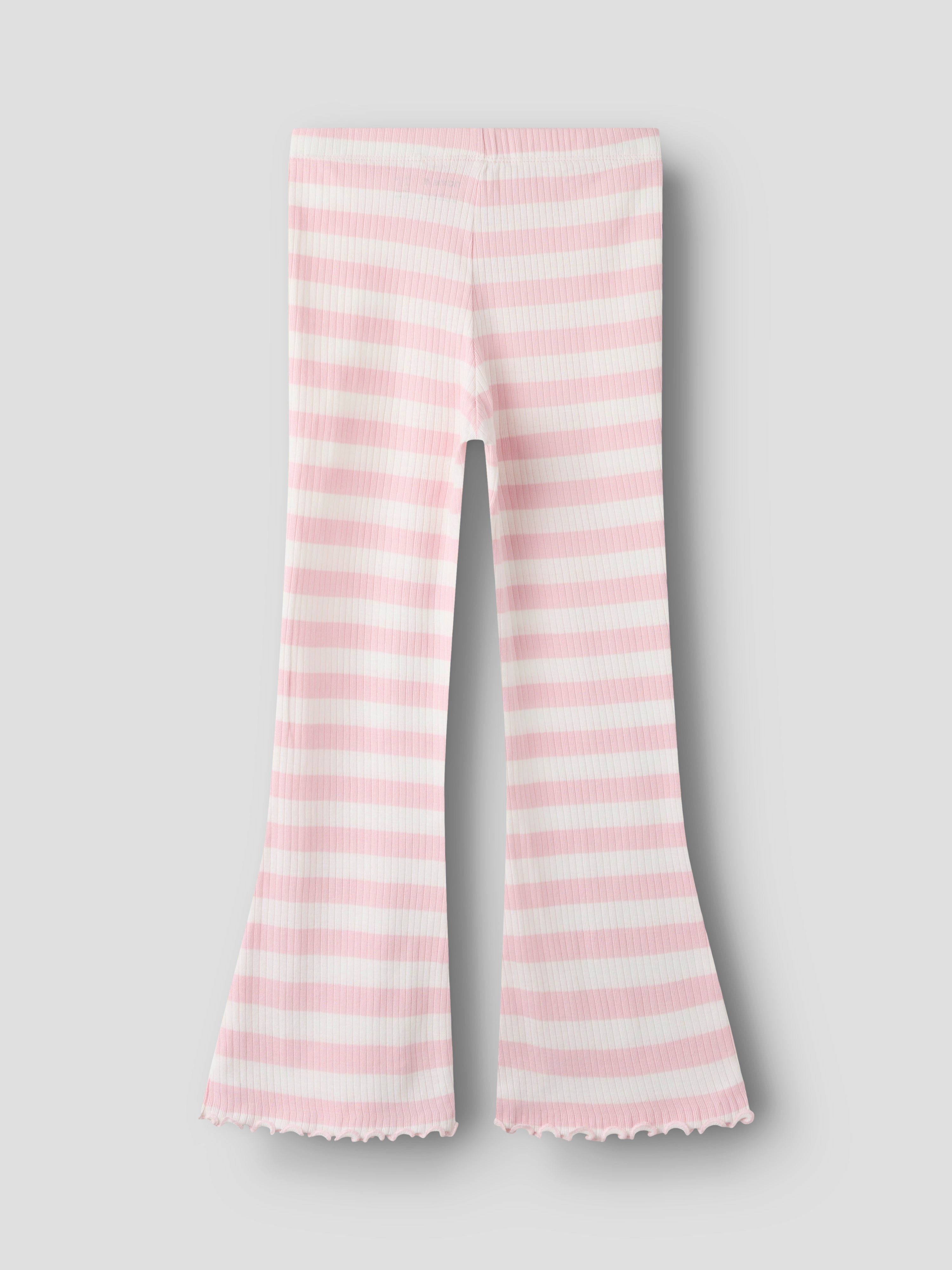 Name It - Nilje Bootcut Legging - Parfait Pink / Cloud Dancer
