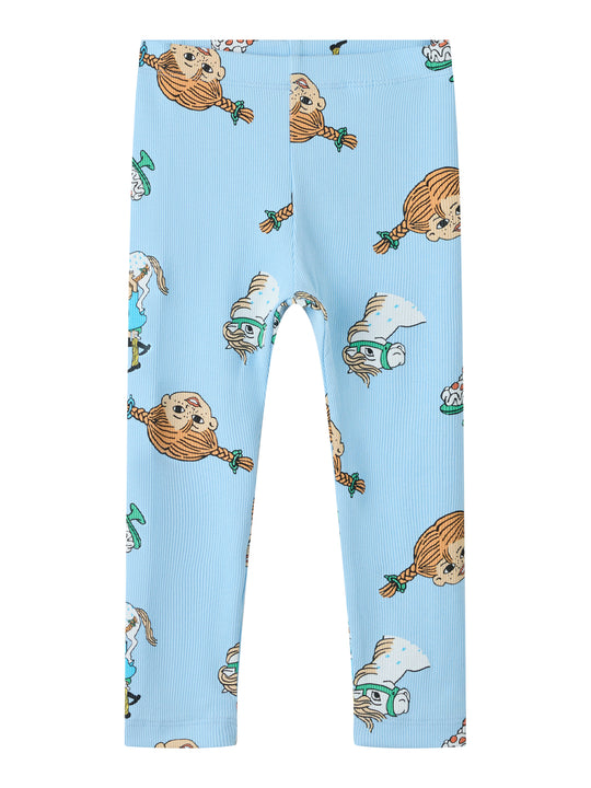 Name It Soca Pippi Legging - Long Sky - Airy Blue