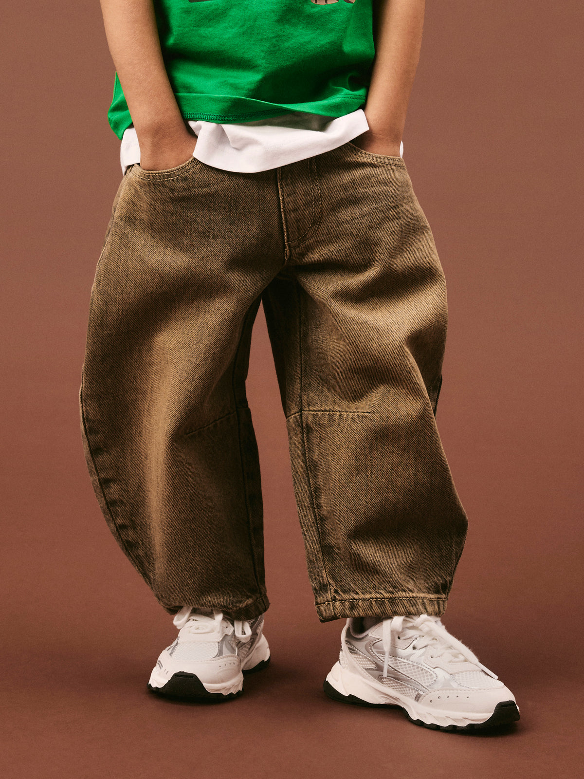 Name It Ben - Barrel Jeans 5545 - Brown Denim