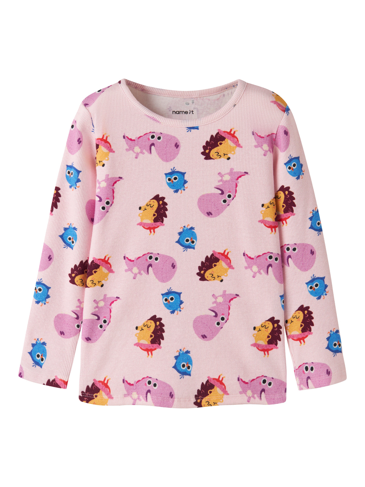 Name It Besa - Børste LS Slim Top DR - Cradle Pink