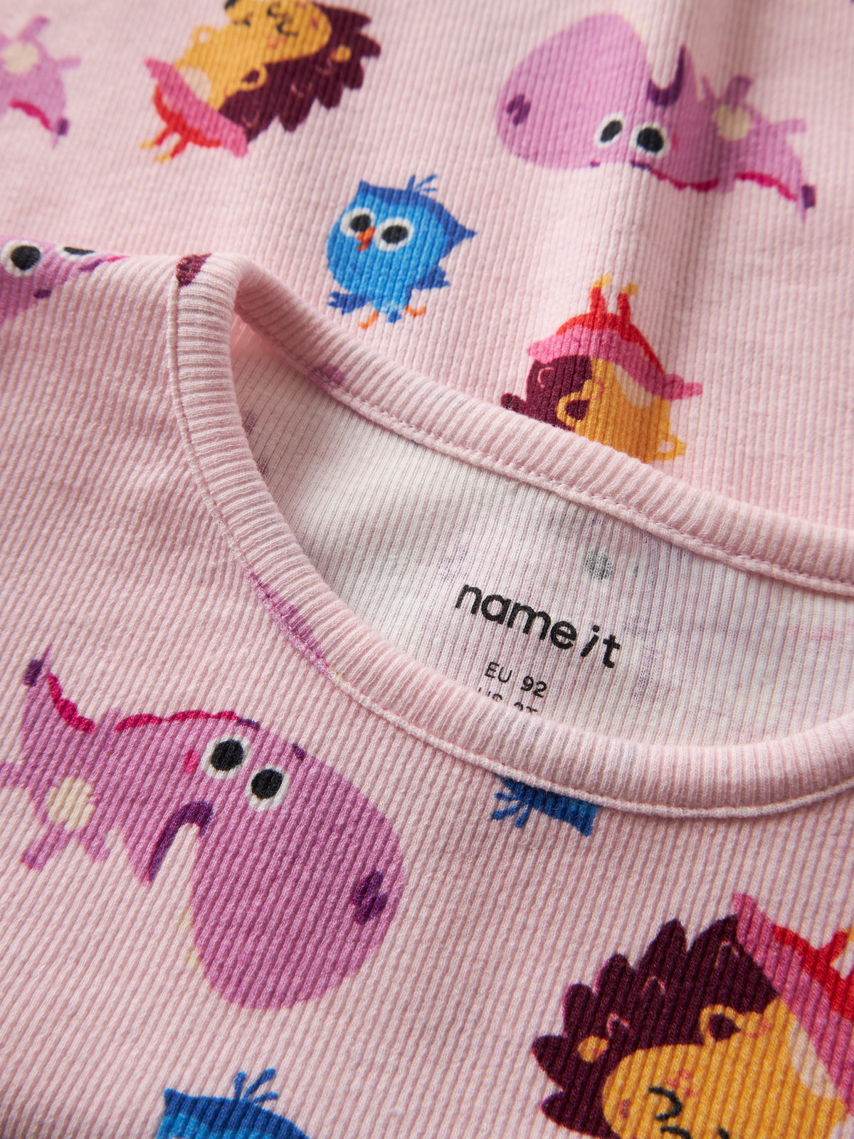 Name It Besa - Børste LS Slim Top DR - Cradle Pink