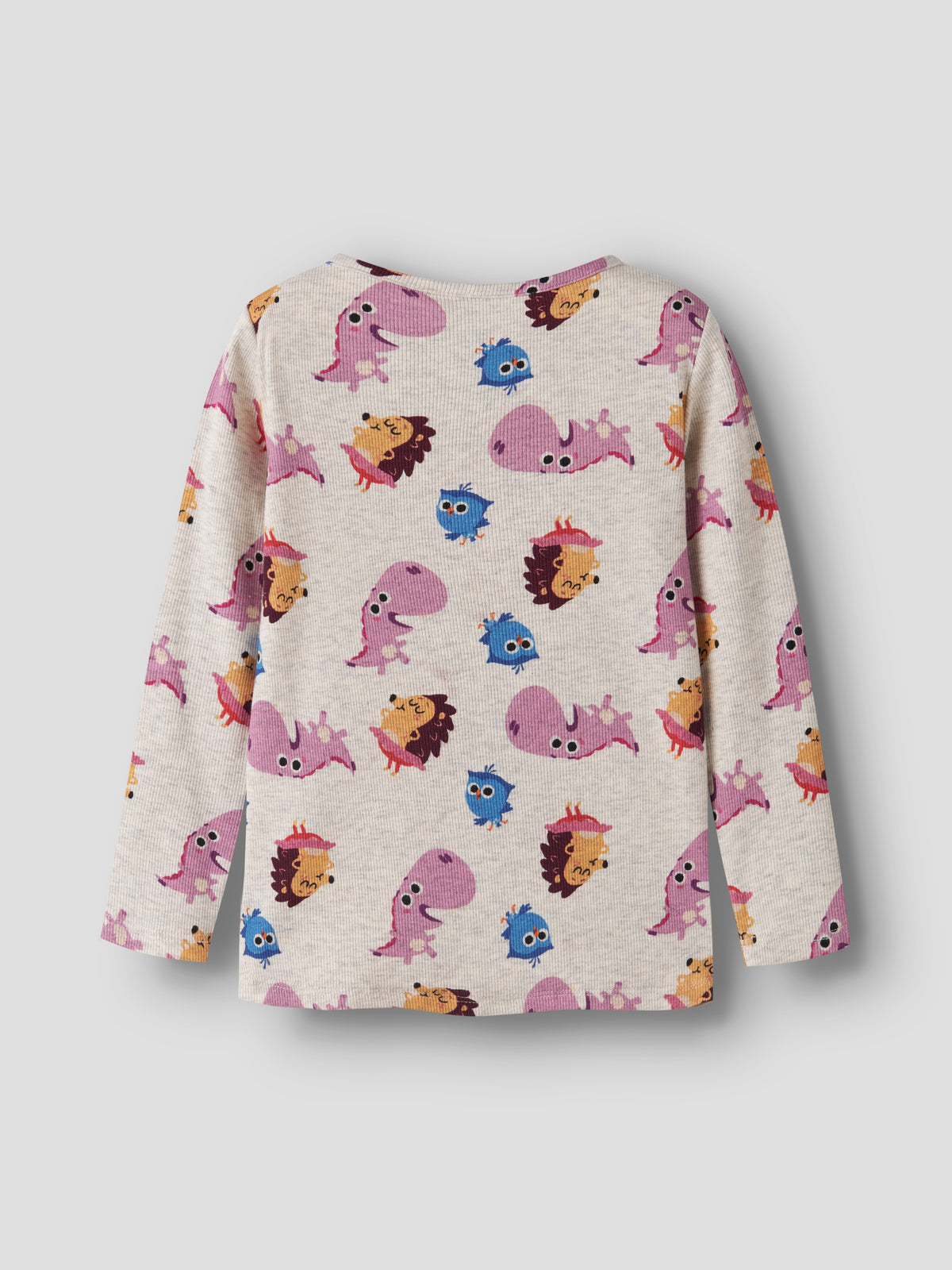 Name It Besa - Børste LS Slim Top DR - Peyote Melange