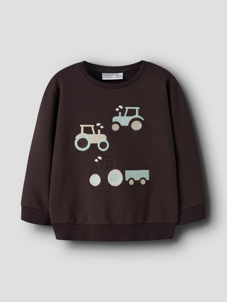Name It Ralle - LS Sweat - Chocolate Plum