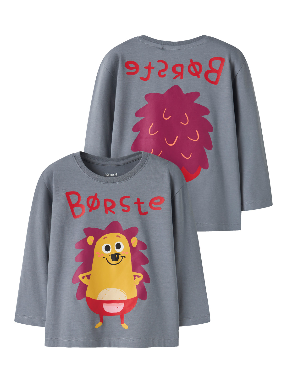 Name It Acai - Børste LS Top DR - Tradewinds