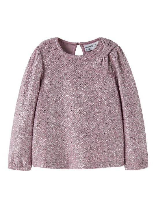 Name It Ditsia - LS Top - Mauve Shadows