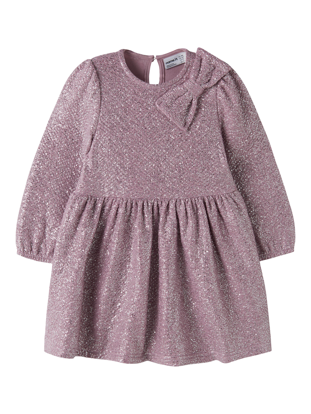 Name It Ditsia - LS Dress - Mauve Shadows
