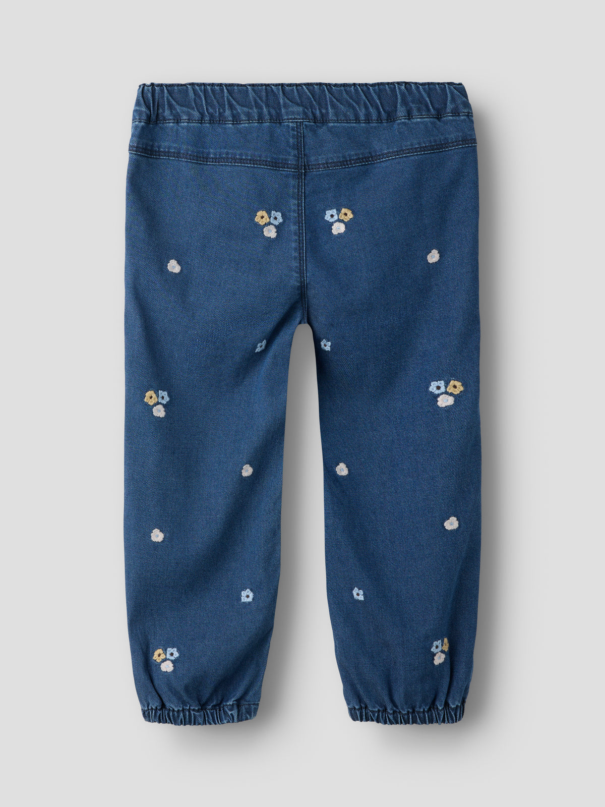 Name It Rose - Shaped Jeans 5321 - Dark Blue Denim FLORAL
