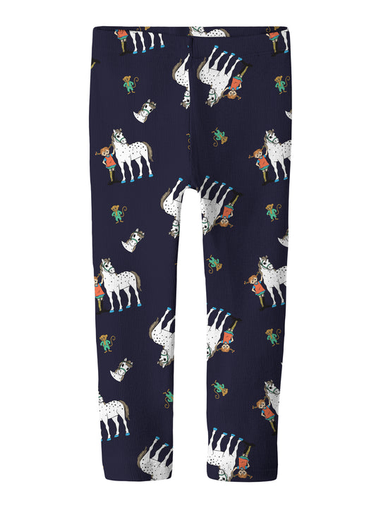 Name It Okka Pippi - Slim Legging Sky - Evening Blue