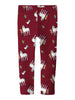 Name It Okka Pippi - Slim Legging Sky - Red Dahlia