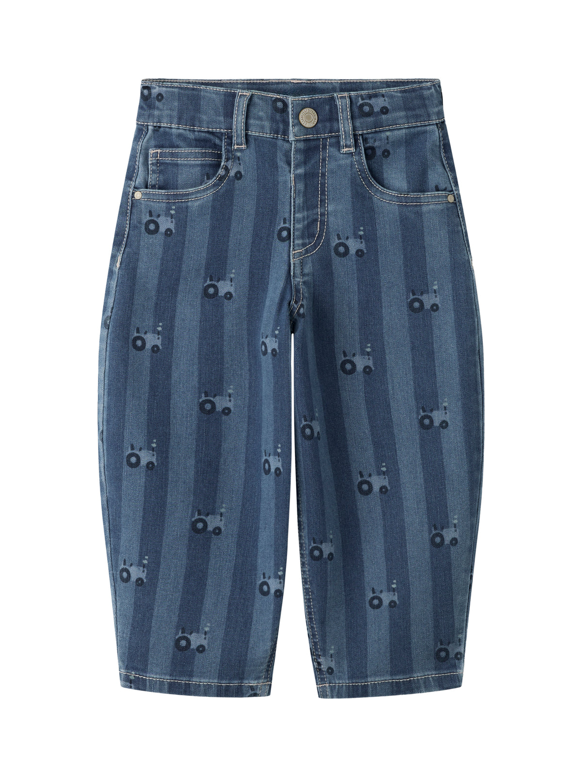 Name It Ben - Barrel Jeans 6699 QN - Medium Blue Denim / Tractor