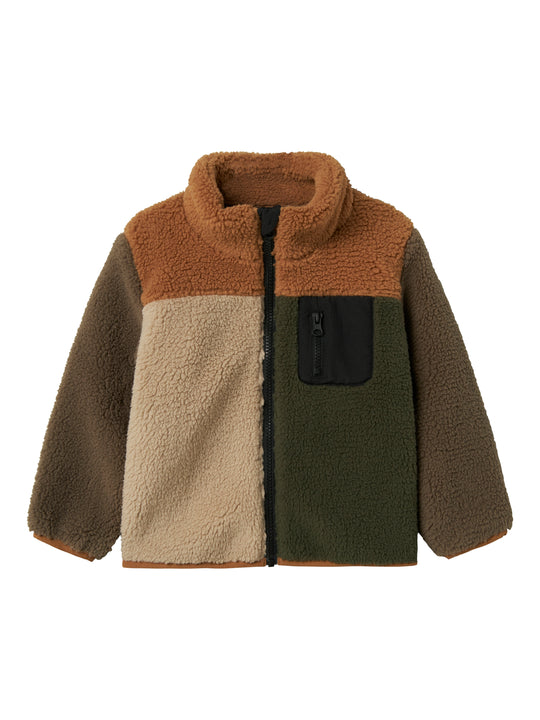 Name It Monico Teddy Jacket - Toasted Coconut