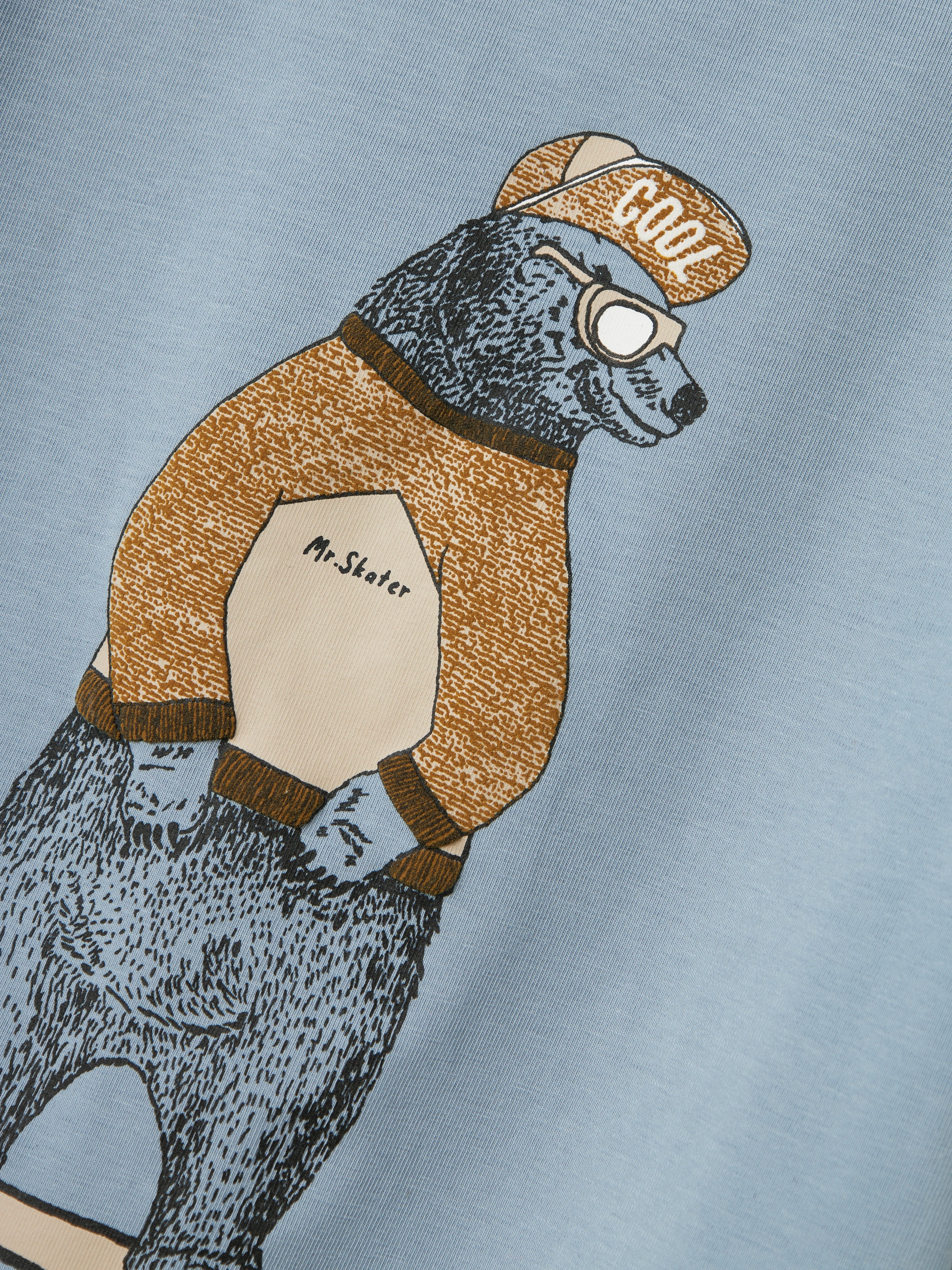 Name It Linden Top - Dusty Blue