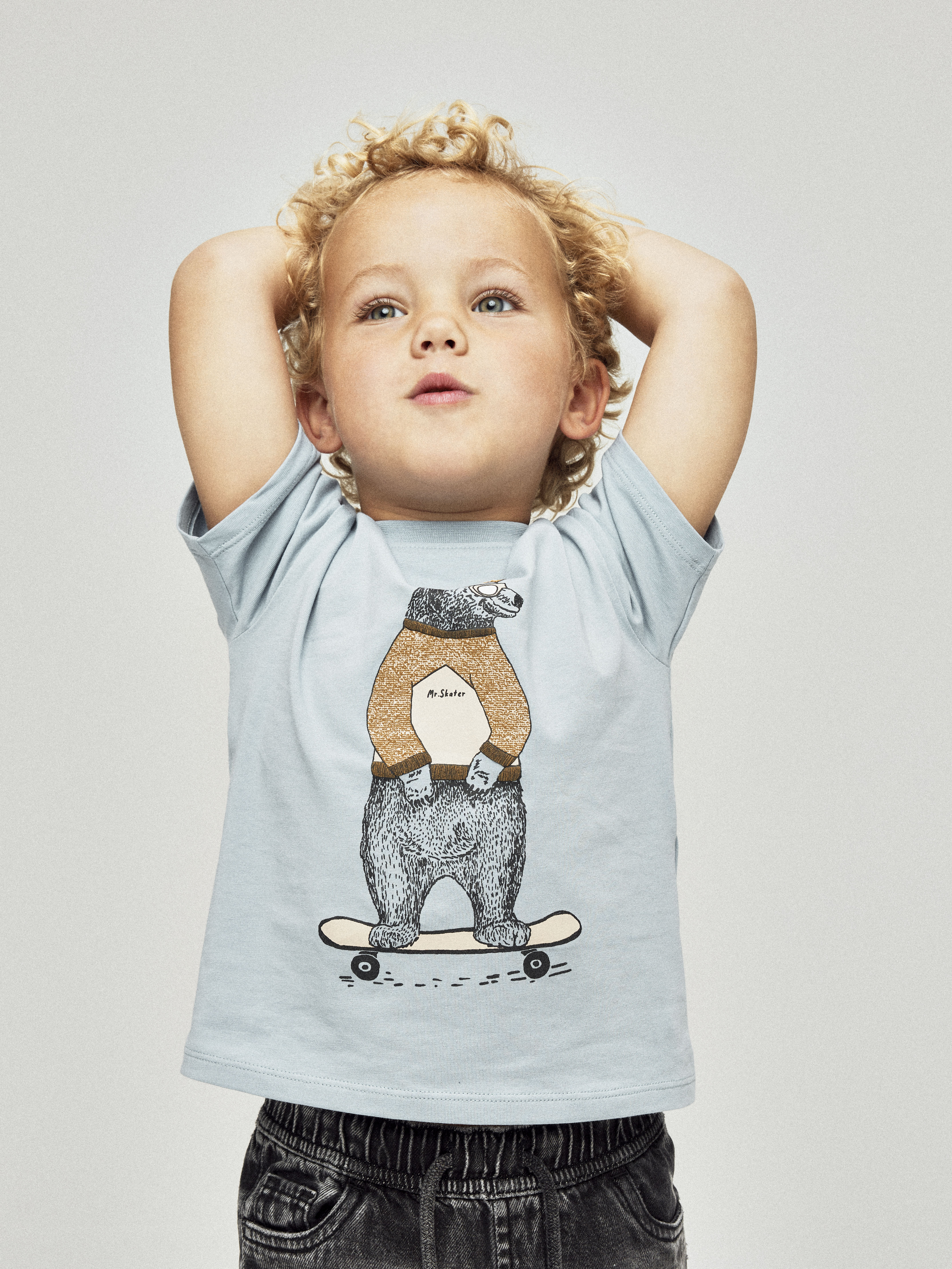 Name It Linden Top - Dusty Blue