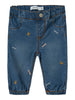 Name It Rose Shaped Jeans - Medium Blue Denim