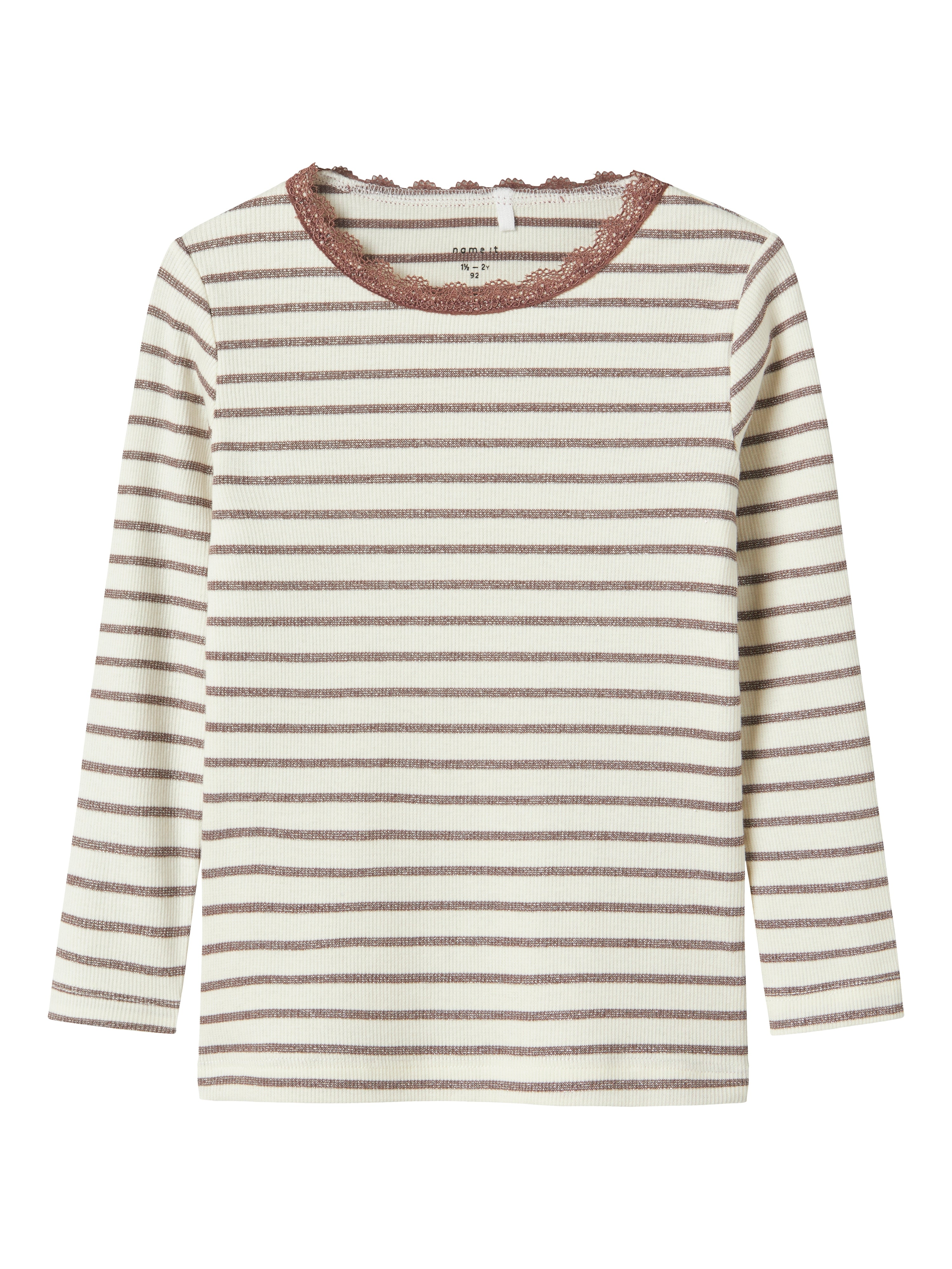 Name It Nette Slim Top - Peppercorn