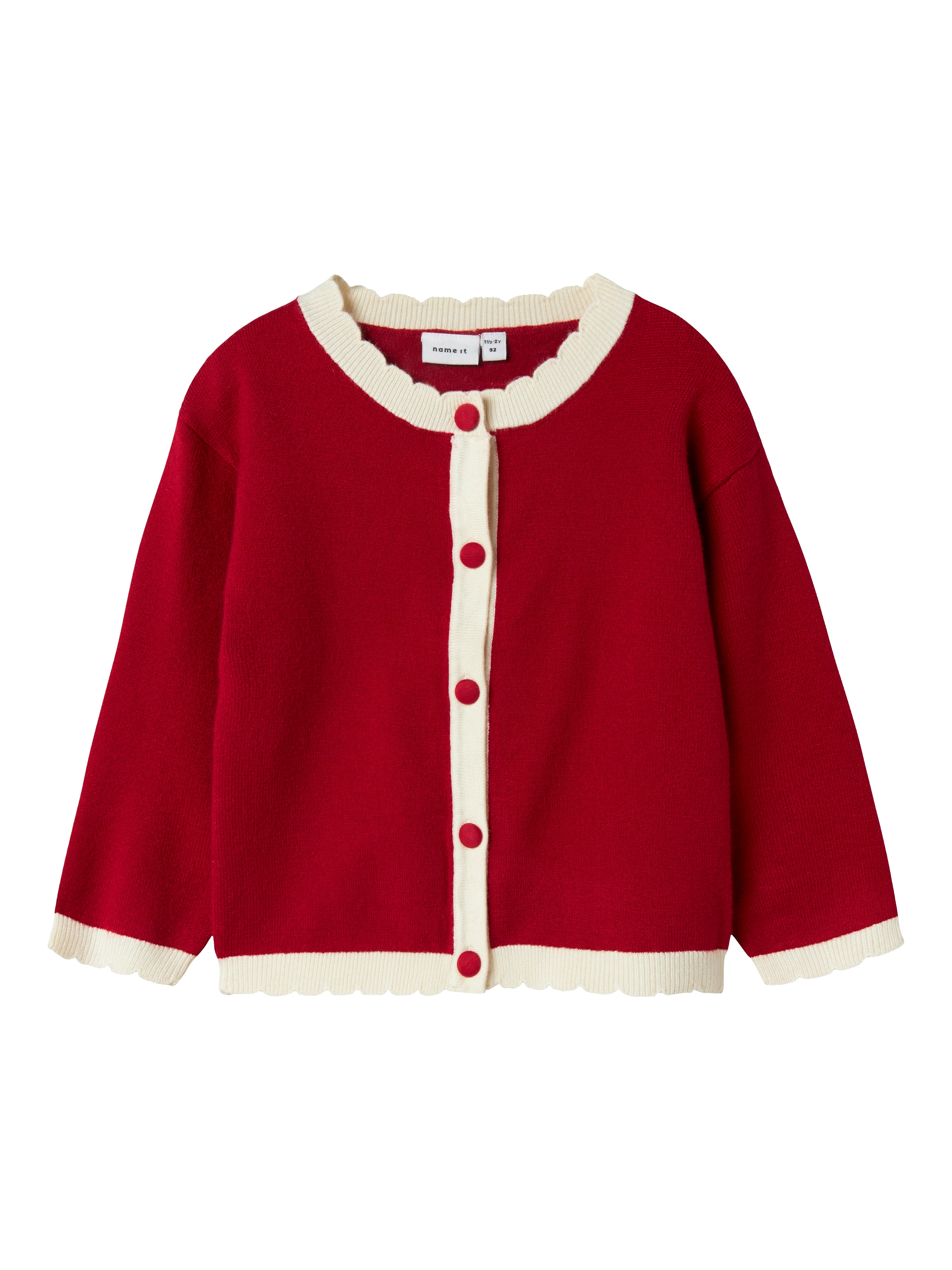 Name It Ralbo Knit Cardigan - Jester Red