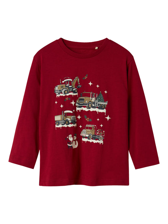 Name It Rejulli LS Top - Jester Red