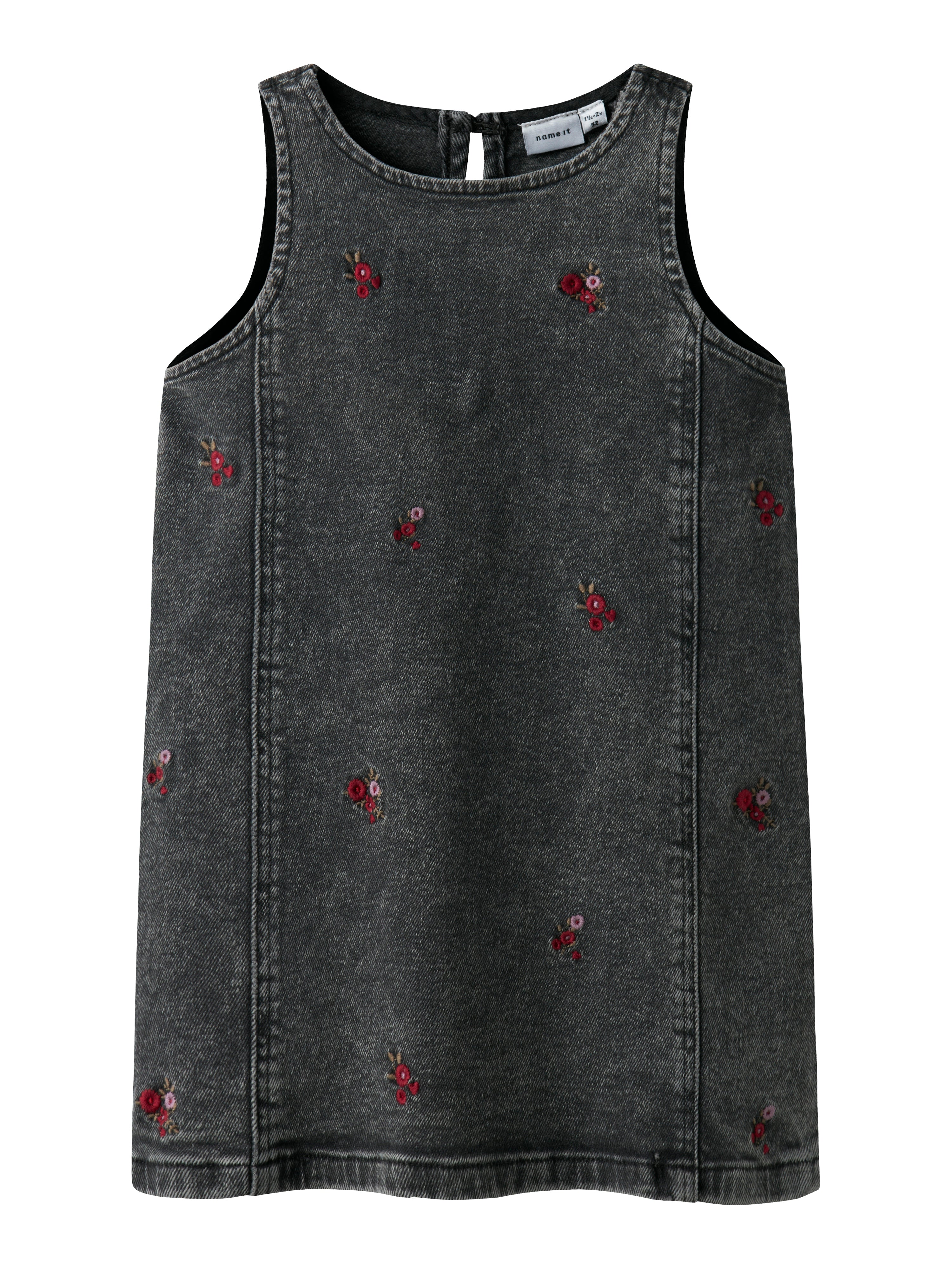 Name It Brynn Denim Spencer - Medium Grey Denim/Flower