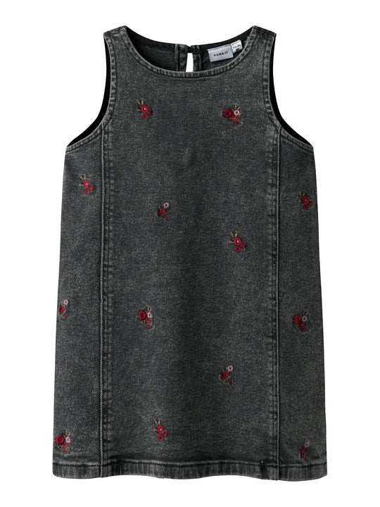 Name It Brynn Denim Spencer - Medium Grey Denim/Flower