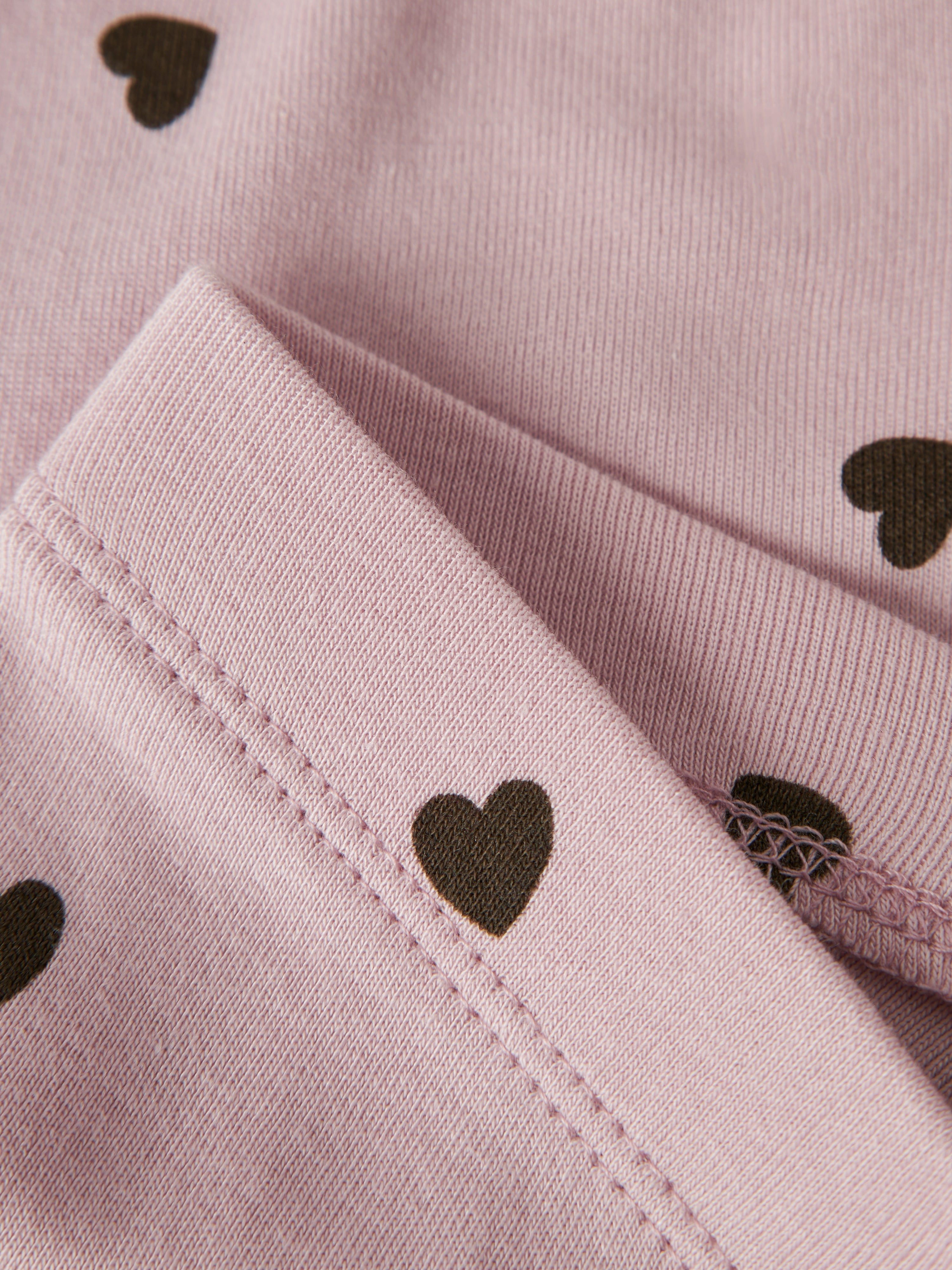 Name It KHeart Leggings - Burnished Lilac