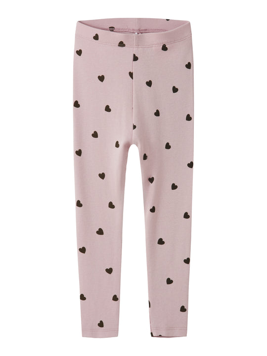 Name It KHeart Leggings - Burnished Lilac