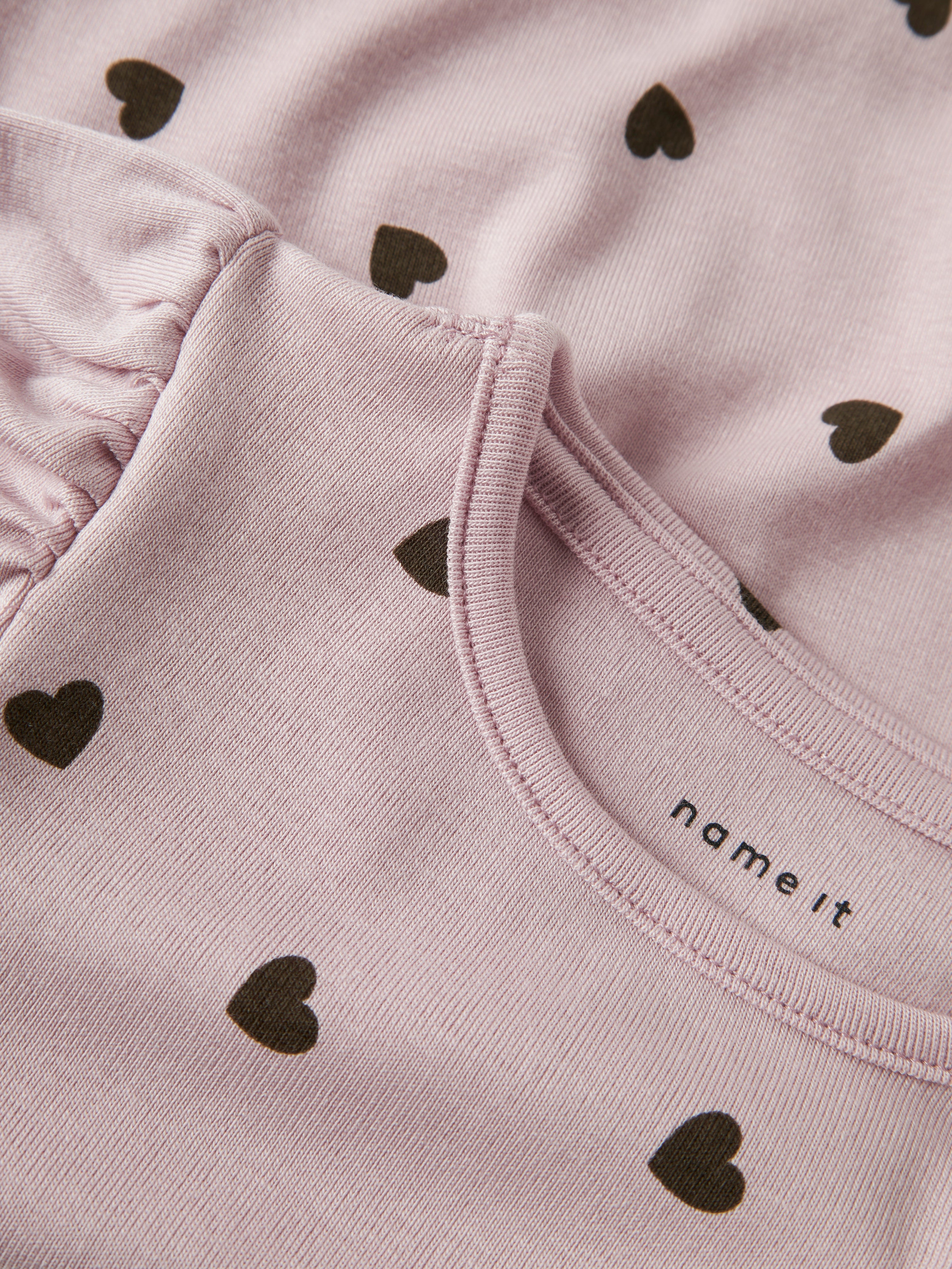 Name It KHeart Top - Burnished Lilac