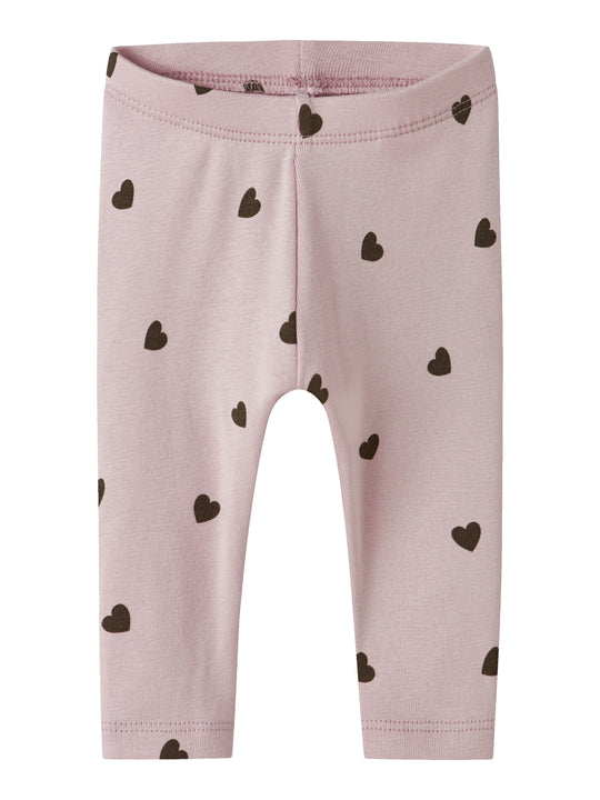 Name It KHeart Leggings - Burnished Lilac