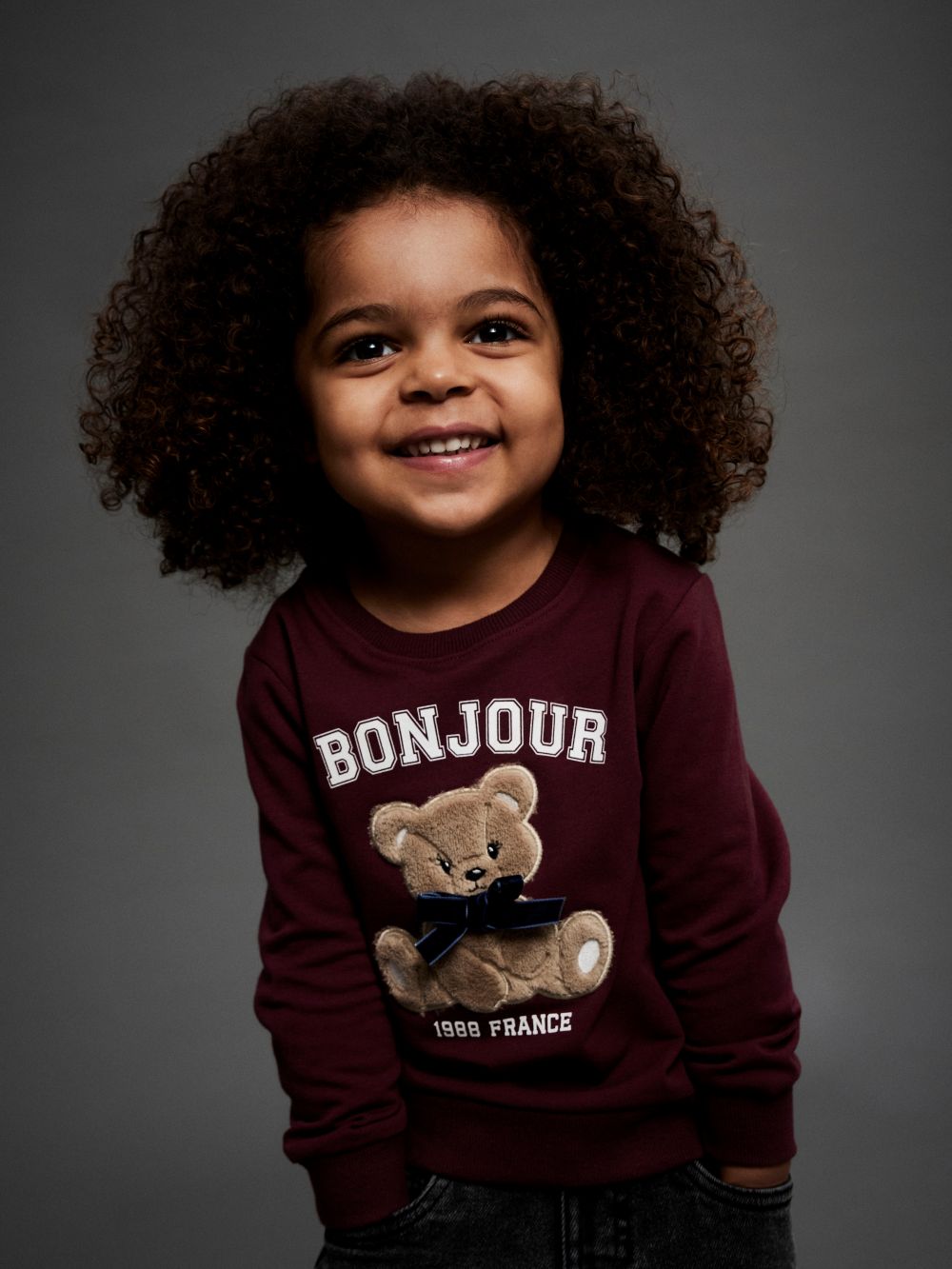 Name It Rear LS Sweatshirt - Burgundy