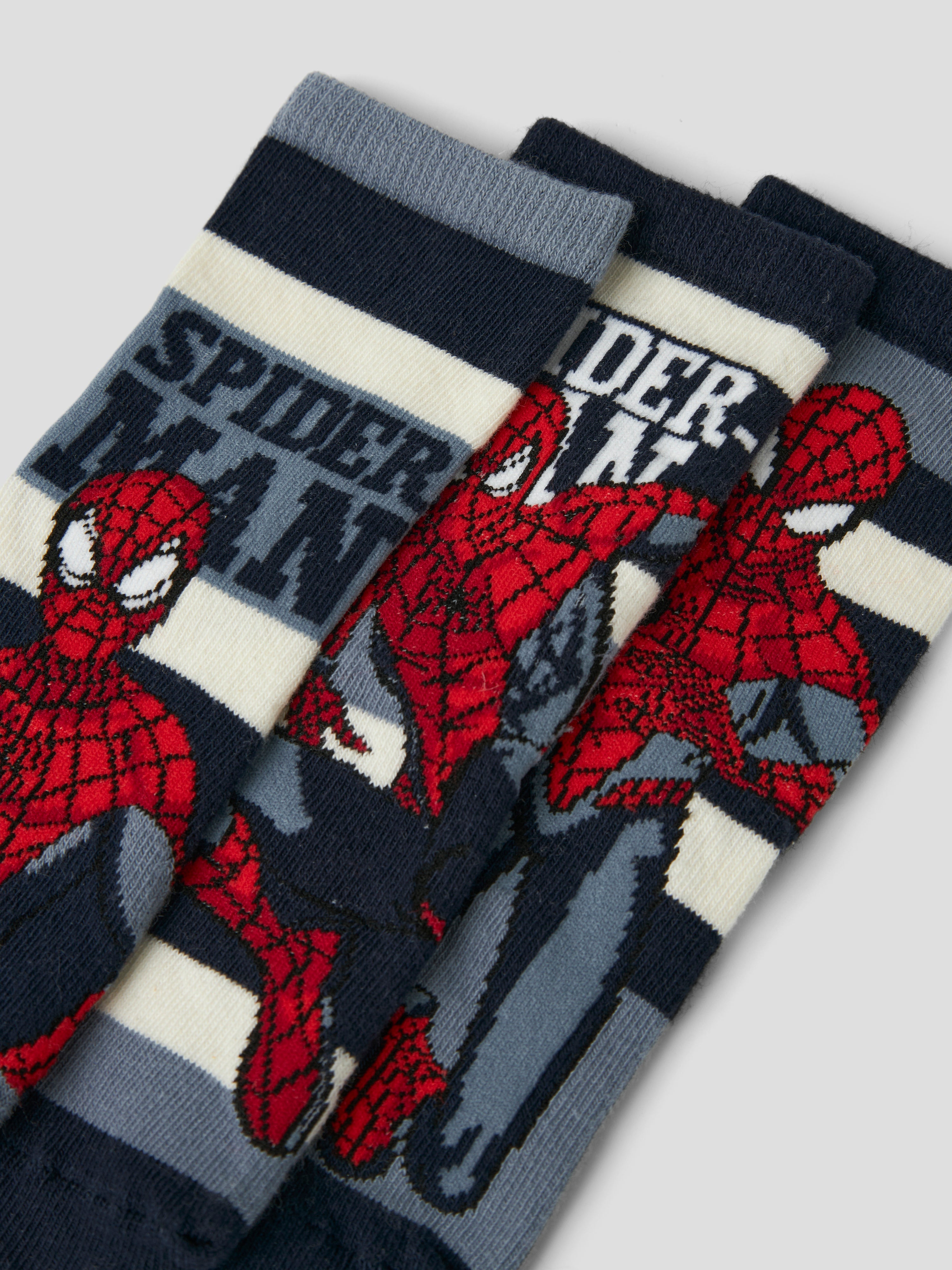 Name It Octavius Spiderman 3 pack strømper - Navy Blazer