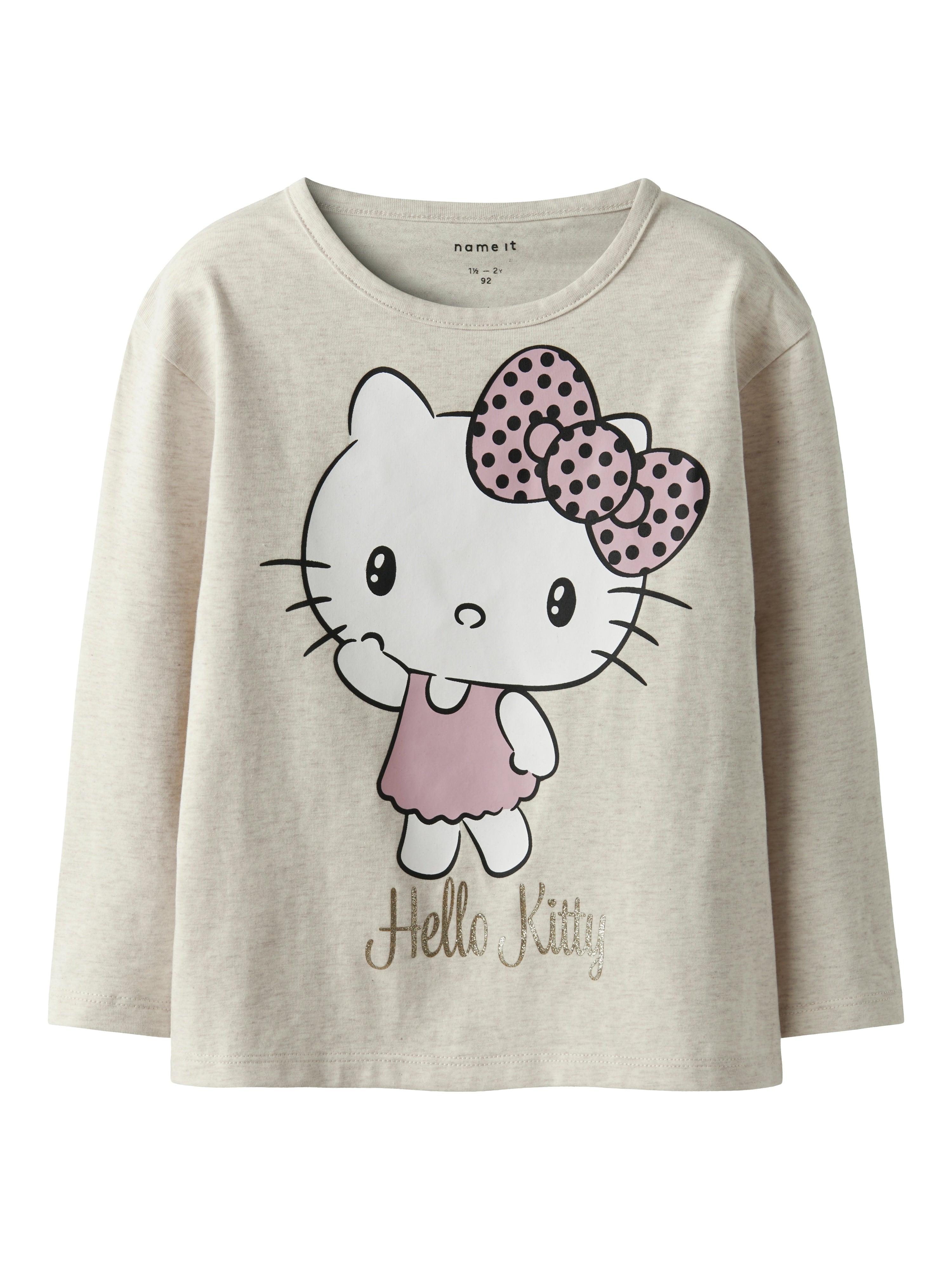 Name It Oppa Hellok LS Top - Peyote Melange