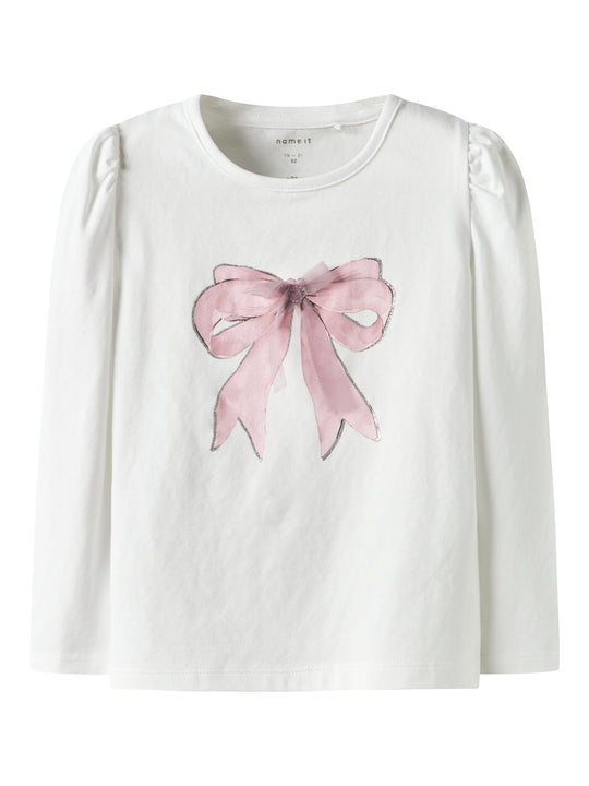 Name It Skaty LS Top - Bright White